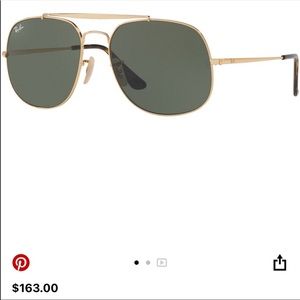 Ray-Ban General RB3561 Gold w/ green lenses